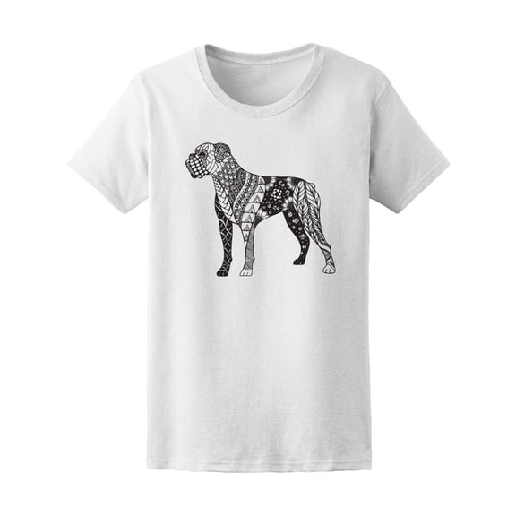 Tribal Boxer Dog Tee Men's -Image by Shutterstock