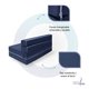 thumbnail image 4 of Funda Extra Sofá Cama Cozy queen size azul marino, 4 of 7