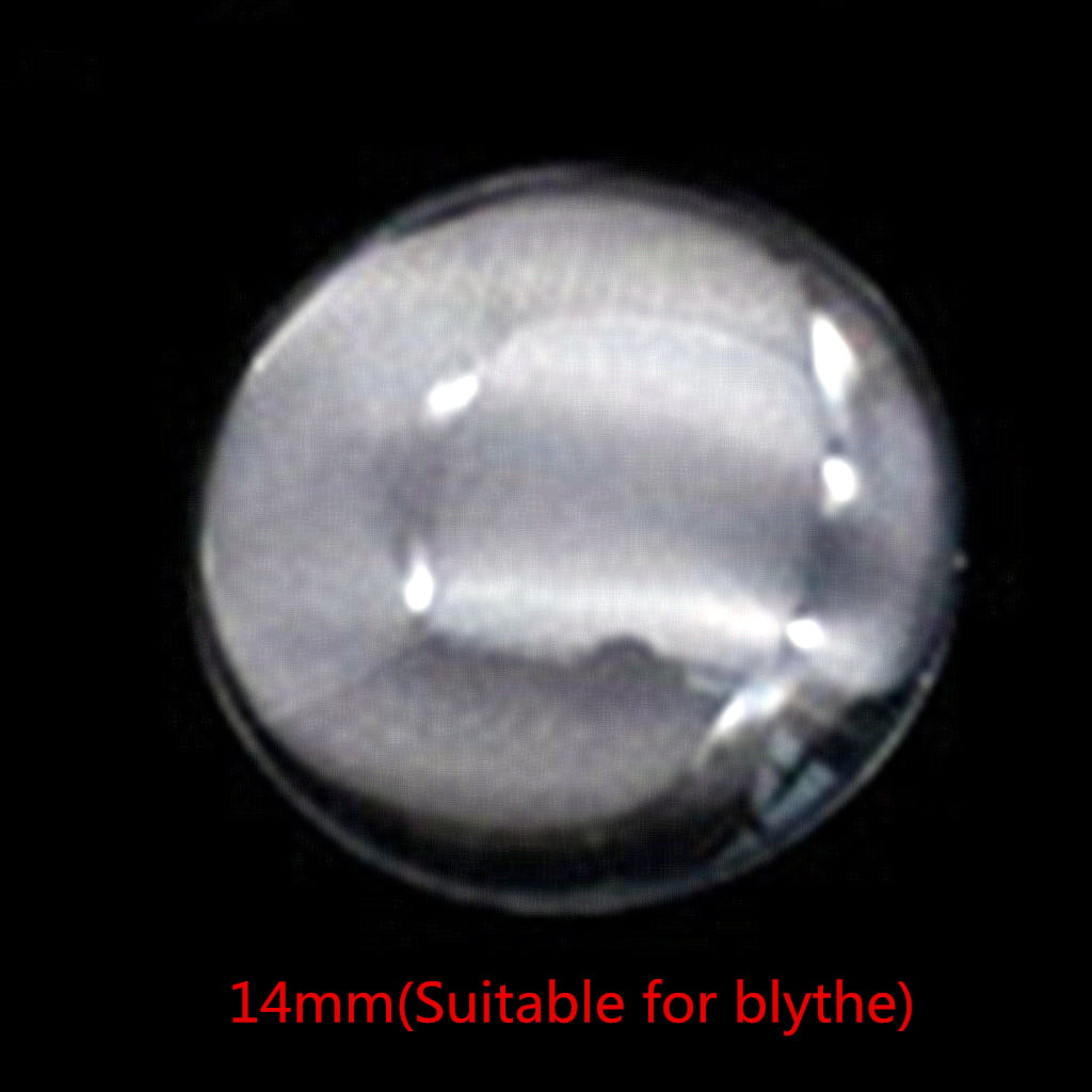 100 Pcs 14mm DIY Glass Eye Chips For Blyth Doll Eye Accessories 