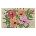 thumbnail image 1 of Coir Door Mat Hibiscus 18 X 30, 1 of 3