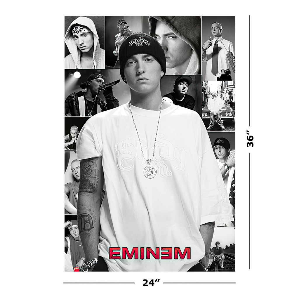 Eminem Collageポスター24 x 36 in