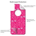 thumbnail image 4 of DistinctInk Custom SKIN / DECAL compatible with OtterBox Commuter for iPhone X / XS (5.8" Screen) - Neon Pink White Floral, 4 of 5