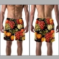 thumbnail image 3 of luoweisi Men's Beach Shorts Quick Dry Swim Trunks with Mesh Lining Fruit L, 3 of 5