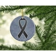 thumbnail image 2 of Carolines Treasures AN1216CO1 Black Ribbon for Melanoma Cancer Awareness Ceramic Ornament- 2.81 Dia, 2 of 3