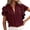 Red, variant on Womens Dressy Casual Tops Ruffle Short Sleeve V Neck Shirts Elegant Business Work Blouse