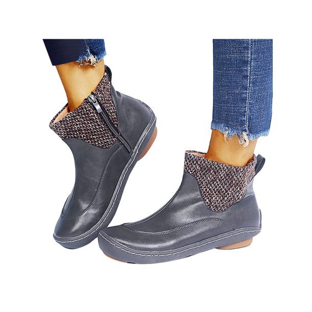 short low heel ankle boots