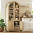 thumbnail image 2 of HOMCOM Arched Kitchen Pantry Cabinet, 71" Tall Kitchen Storage Cabinet, 2 of 8