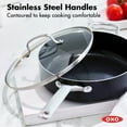 thumbnail image 5 of OXO Agility Series 5QT Saute Pan with Lid Ceramic Nonstick Cookware PFAS-Free Induction Suitable Quick Even Heating Stainless Steel Handles Chip-Free Rims Dishwasher and Oven Safe Black, 5 of 5