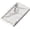 White, variant on Black Marble Tray for Bathroom Countertop, Kitchen Counter, or Catchall - 13" x 7½" Large Vanity Tray for Skincare or Perfume - Handcrafted Natural Marble Stone Organizer