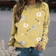 thumbnail image 1 of ICHUANYI Liquidación Moda Mujer Casual Manga Larga Cuello Redondo SolidLadies Sudadera Tops Blusa ICHUANYI WER2023082201834, 1 of 4