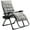 Grey, variant on Outsunny Padded Zero Gravity Chair, Folding Recliner Chair, Black