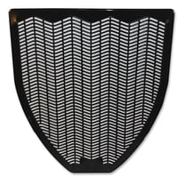 Urinal Mats, Z-Mat Disposable Floor Protector - 17x20.4 Inch, 0.5 Inch Thick, Black, 6-Pack - Commercial Restroom Hygiene & Floor Care