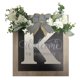 thumbnail image 2 of Puntoco Decoración De Puerta Delantera, Letrero De Flores Colgante, Letra, Nombre En Inglés, Decoración Navideña, Letrero De Madera Para Jardín, Letra K, Decoración Del Hogar, 2 of 4