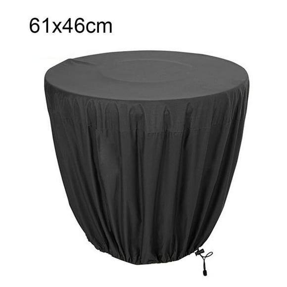 LEFU for Waterproof Fountain Cover 210D Oxford Fabric Winter Protection for Bird Bath Water Feature Garden Statue Outdoor Decor with Drawstring 61*46CM Black