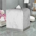 thumbnail image 4 of nu steel Misty Silver collection Tissue Box Cover, Perfect For Home & Bathroom Accessories, 4 of 5