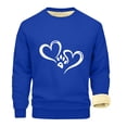 thumbnail image 2 of guisaled Casual Sweatshirt for Men Crewneck Warm Sherpa Lined Pullover Heavyweight Long Sleeve Shirts Winter Fleece Sweatshirts, 2 of 4