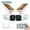 2 4MP Solar Camera & 1 Base Station, variant on TOGUARD SC04 2K/4MP Solar Security Camera System Outdoor Battery WiFi Wireless Bullet Surveillance Camera NVR HDMI Connector