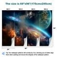 thumbnail image 3 of Peel and Stick Wallpaper Deep Space Modern Art Wall Mural Decor Self Adhesive and Removable 69in x 98in, 3 of 8