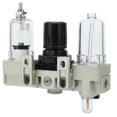 thumbnail image 2 of Air Oil Water Separator Triplet Automatic Drainage Pressure Regulator Aluminum Alloy Body, 2 of 4