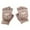 Khaki, variant on HNMKIU Winter Student Children Half Finger Flip Cartoon Thickened Warm Gloves Mittens For Autumn And Cold Weather Pink,7-18 Years