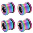 thumbnail image 3 of Chainwheel Disc Screw, Bicycle Disc Screw Lightweight Exquisite Workmanship Easy To Install  for Mountain Bikes Colorful, 3 of 7