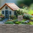 thumbnail image 4 of LOLIPPYY 40Pcs Miniature Bricks Dark Grey Rectangular for Landscaping and Terrarium Decoration 1.1x0.5x0.2in, 4 of 6