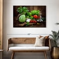 thumbnail image 3 of Elephant Stock Organic Fruits And Vegetables Wall Art - Horizontal Canvas Wall Art - Dining Room Wall Decor - Food And Drink Canvas - Brown And Green Decor - 45" x 30", 3 of 8