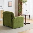thumbnail image 3 of Ktaxon Oversized Accent Chair Chenille Armchair Upholstered Reading Chair Comfy Single sofa for Bedroom, Office, Apartment, Dorm Olive Green, 3 of 11