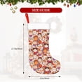 thumbnail image 4 of Daiia Maneki-Neko Cats Print Christmas Stocking，18"Large Knitted Xmas Stocking for Kids, Family Stocking for Fireplace Christmas Holiday Party Decoration, 4 of 7