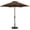 Brown, variant on 9FT Patio Umbrella Outdoor with Heavy Duty Base Included,Table Umbrella with Push Button Tilt and Crank, UV Protection Waterproof for Yard/Outdoor/Wedding Parties and Events