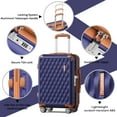 thumbnail image 2 of Joyway 7 Piece Luggage Set PC Hardside Lightweight Suitcase with TSA Lock Spinner Wheels (18/20/24/28), 2 of 9