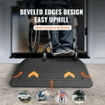 thumbnail image 2 of VEVOR Rubber Threshold Ramp Door Ramp 3.5" Rise 33069 lbs Load Rubber Curb Ramp, 2 of 8