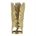thumbnail image 2 of A&B Home Feather Metal Candle Holder D9x17.5, 2 of 5