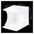 thumbnail image 3 of 8.7 Inch Portable LED Photo Studio Box Tabletop Shooting Light Box Tent Photography Mini Box Softbox Set Display Lightbox ,Photographic Equipment, 3 of 7