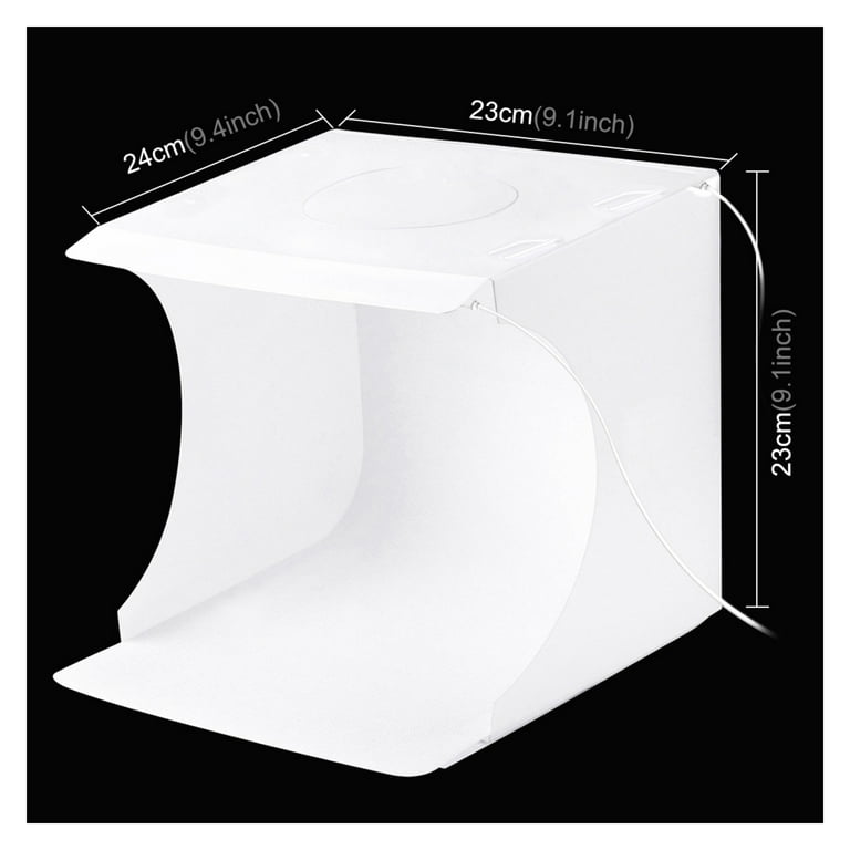 Inch Portable LED Photo Studio Box Tabletop Shooting Light Box