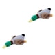 thumbnail image 4 of Billuyoard Juguete con sonido para mascotas, limpieza de animales de peluche, tren interactivo para masticar, para interiores y exteriores, patas de pato 2Conjunto, 4 of 6