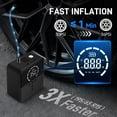 thumbnail image 4 of FADAKWALT Cordless Tire Inflator, 150 PSI, 6000mAh Battery, Fast Inflation, Digital Gauge, Auto Shut-Off, 4 of 5