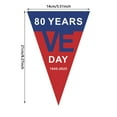 thumbnail image 2 of 2025 VE Day 80th Anniversary Bunting Banner 328ft Length European Commemorative Flag Decorations Celebration Historical Display, 2 of 3