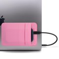 thumbnail image 2 of Funda adhesiva para portátil Afterplug con 2 bolsillos, color rosa, 2 of 6