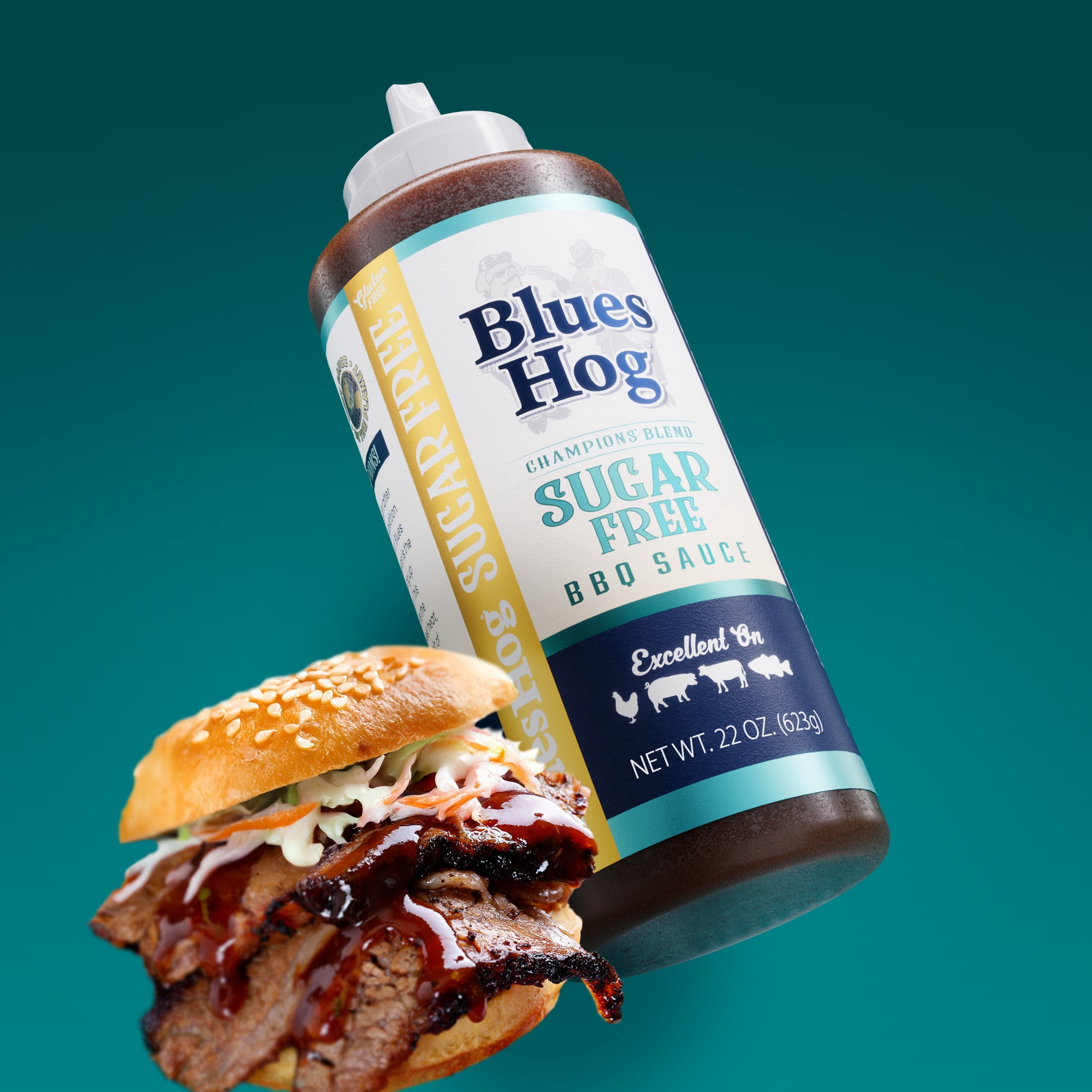 Sugar Free Champions' Blend BBQ Sauce, 22 oz