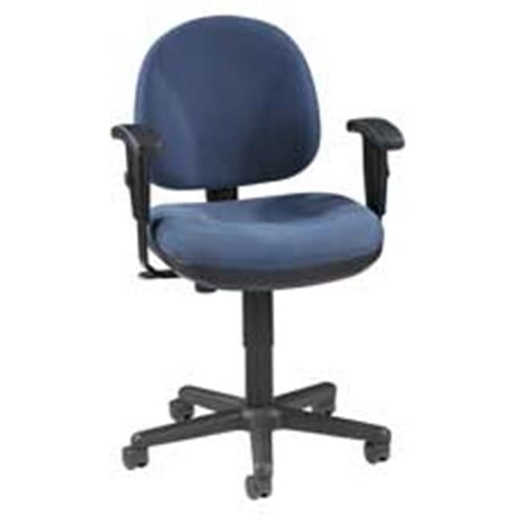 Adjustable Task Chair- 24in.x24in.x33in.-38in.- Black