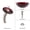 Satin Nickel, variant on KRAUS Irruption Glass Vessel Sink in Red with Single Hole Single-Handle Waterfall Faucet in Satin Nickel
