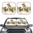 thumbnail image 2 of Balery Cattle Drive By Two Cowboys Parasol para parabrisas de coche de 2 piezas | Parasol plegable para parabrisas delantero de coche para la mayoría de sedanes-Large, 2 of 6