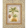 thumbnail image 2 of Barrett, Chad  26x31 Gold Ornate Wood Framed with Double Matting Museum Art Print Titled - Leopard Banana Palm, 2 of 4