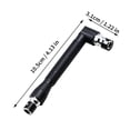 thumbnail image 4 of Mini Double Ended L Socket Wrench with 90 Double End Handle 6 35mm Wrench Driver Tool Bit Set Suitable for Various Repair Tasks, 4 of 8