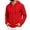 19# Red, variant on Zip Up Hoodie Men Long Sleeve Lightweight Solid Color Plain Hooded Sweatshirts Casual Fall Spring Track Jackets