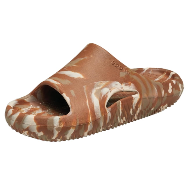 Sandalias Crocs Mellow Recovery Slides Mármol Cognac 8W/6M