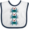 thumbnail image 3 of Inktastic Blue Crab Lover Boys or Girls Baby Bib, 3 of 4