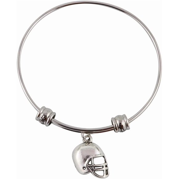 Bracelet Jonc Fantaisie de Casque de Football Emerald Park Jewelry (Alliage, Femmes, Acier Inoxydable)