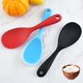 thumbnail image 3 of Joernso Silicone Rice Spoon Solid Color Non-stick Meal Pot Pan Scoop Kitchen Utensils, 3 of 8